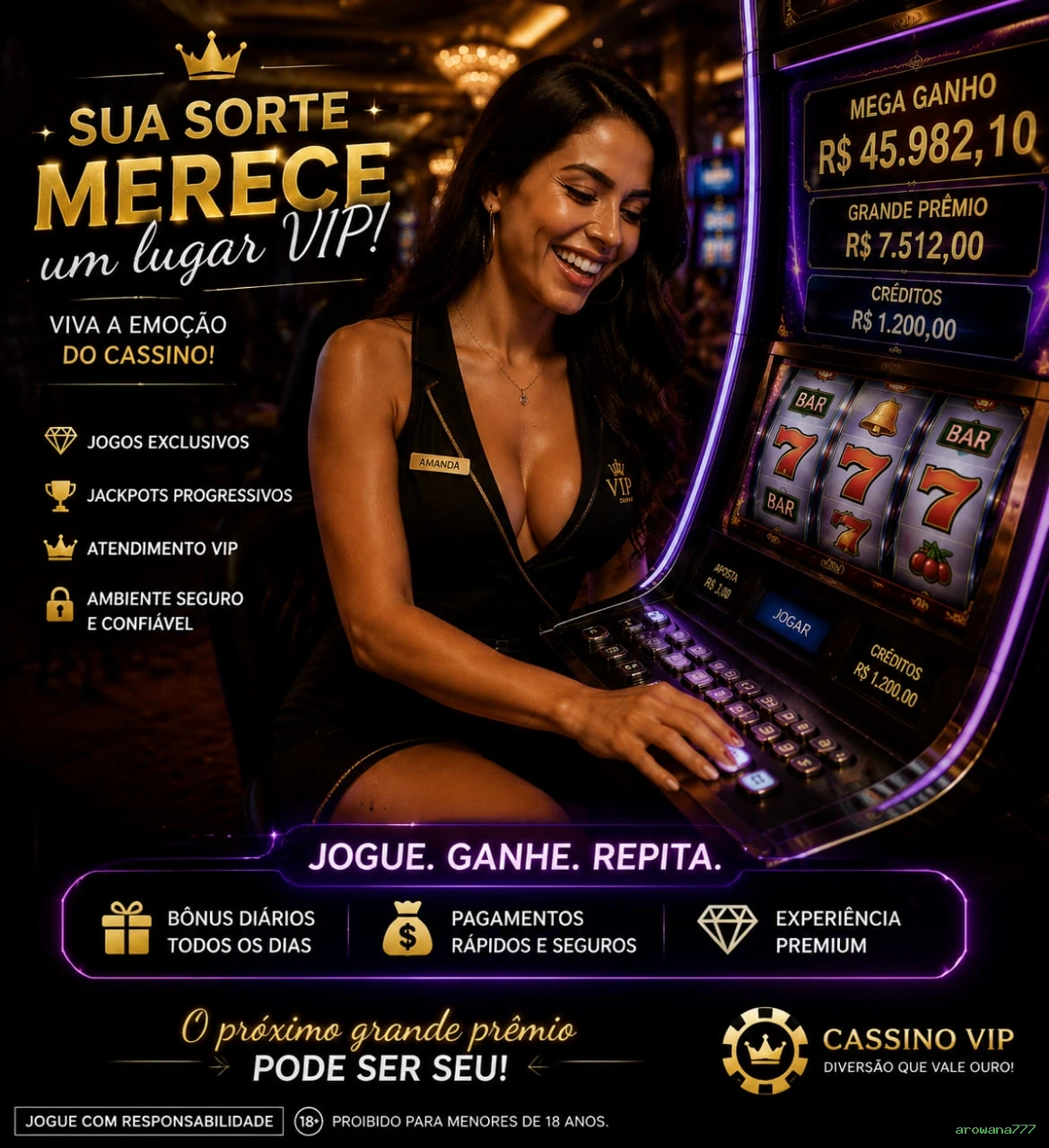 Jogos com maior RTP na arowana777